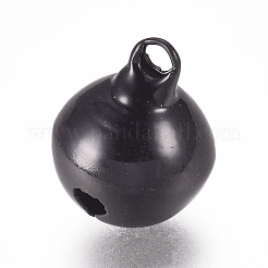 Baking Paint Iron Bell Pendants&nbsp;IFIN-WH0052-03C