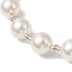 Imitation White Pearl Acrylic Beaded Necklaces&nbsp;NJEW-JN05122-01