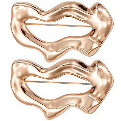 2Pcs Alloy Lapel Pins for Backpack Clothes for Women Men&nbsp;JEWB-CP0001-59