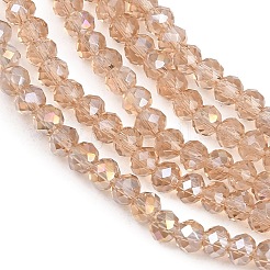 Electroplate Glass Beads Strands&nbsp;LS-EGLA-R048-2mm-33
