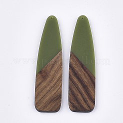 Resin & Walnut Wood Big Pendants&nbsp;RESI-S358-98A