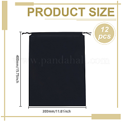 12Pcs Polyester Storage Drawstring Bags&nbsp;ABAG-GO0001-22