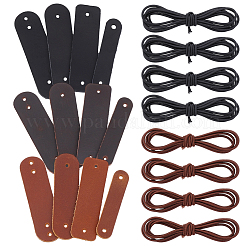 12Sets 4 Sizes Leather Notebook Protective Cover&nbsp;FIND-CP0003-75