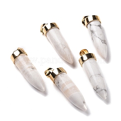 Natural & Synthetic Mixed Gemstone Pointed Pendants&nbsp;G-C023-12