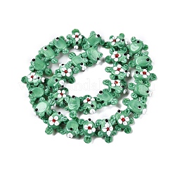Handmade Lampwork Bumpy Beads Strands&nbsp;LAMP-T021-25F