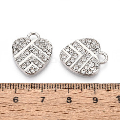 Alloy Rhinestone Pendants&nbsp;FIND-N008-13P