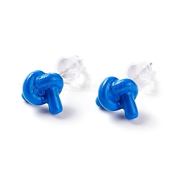 Knot Shape Resin Stud Earrings Set&nbsp;EJEW-D278-17S-01