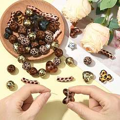 38Pcs Transparent Acrylic Beads&nbsp;OACR-FS0002-71