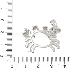 Brass Pendant Cabochon Settings&nbsp;KK-S521-16B-P