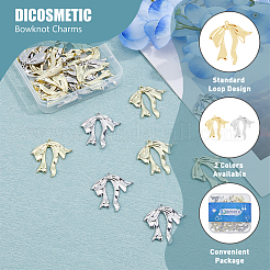 24Pcs 2 Colors Rack Plating Alloy Pendants&nbsp;FIND-DC0005-56