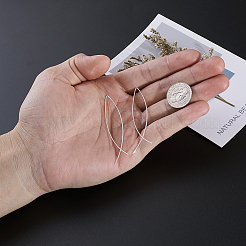 Minimalist Brass Earrings&nbsp;EJEW-TA0010-01S