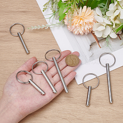 6Pcs 3 Styles 316 Surgical Stainless Steel Ball Pin&nbsp;STAS-AR0002-67