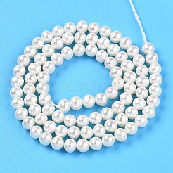 Natural Cultured Freshwater Pearl Beads Strands&nbsp;PEAR-N016-04B
