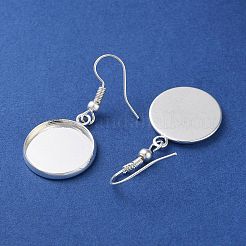 Rack Plating Iron Earring Hooks&nbsp;EJEW-D091-01D-S