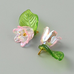 Acrylic & Plastic Pendants&nbsp;OACR-WH0032-09G-08