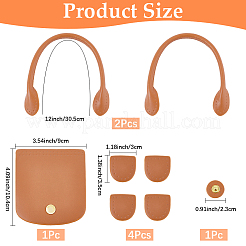DIY PU Leather Handbag Making Kits&nbsp;PURS-CL0001-43A