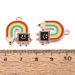 Alloy Enamel Pendants&nbsp;ENAM-Q004-01KCG-05