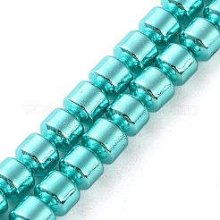 Electroplated Synthetic Non-magnetic Hematite Beads Strands&nbsp;G-C248-C01-4mm-02