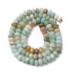 Natural Flower Amazonite Beads Strands&nbsp;G-P587-D08-01