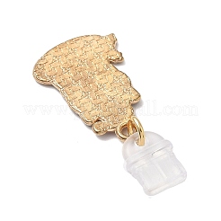 Christmas Theme Alloy Enamel Charm Mobile Straps&nbsp;HJEW-JM03452