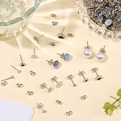 304 Stainless Steel Stud Earring Findings&nbsp;STAS-SP0002-01