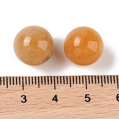 Natural Topaz Jade No Hole Sphere Beads&nbsp;G-K353-04B-17