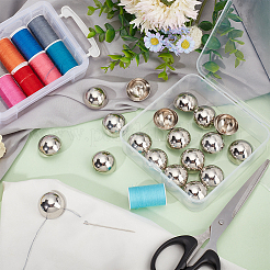 20Pcs Alloy Shank Buttons&nbsp;BUTT-UN0001-07