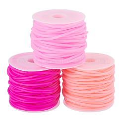 30M 3 Colors Hollow Pipe PVC Tubular Synthetic Rubber Cord&nbsp;RCOR-TA0001-16
