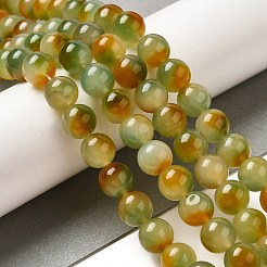 Natural Dyed White Jade Beads Strands&nbsp;G-M402-C04-11