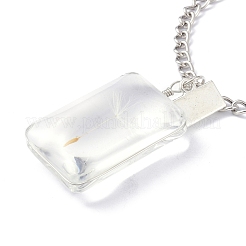 Dandelion Seed Wish Necklace for Teen Girl Women Gift&nbsp;NJEW-Z014-07P