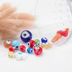 Handmade Evil Eye Lampwork Beads&nbsp;LAMP-MSMC003-01