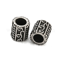 Column 304 Stainless Steel European Beads&nbsp;LS-STAS-E214-10AS-05