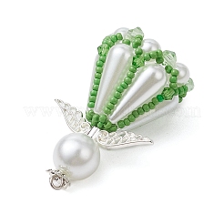 Beaded Angel Charms&nbsp;PALLOY-MZ00435