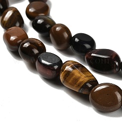 Natural Tiger Eye Beads Strands&nbsp;G-P497-01E-46