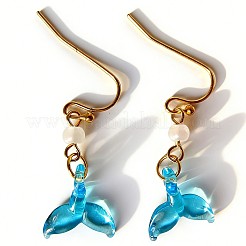 Handmade Lampwork Dangle Earrings&nbsp;WG00CF4-01
