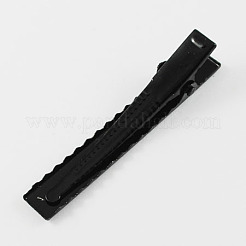 Iron Flat Alligator Hair Clip Findings&nbsp;PHAR-S039-77mm