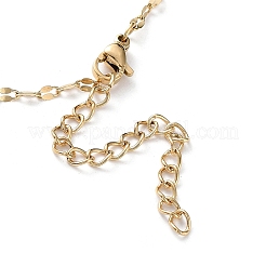 Golden 304 Stainless Steel Pendant Necklace&nbsp;SA1727-2