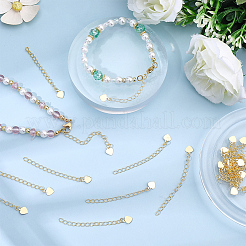 30Pcs Rack Plating Brass Chain Extender&nbsp;FIND-BM0001-78