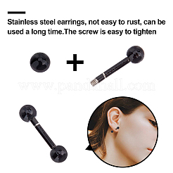 304 Stainless Steel Ball Stud Earrings&nbsp;EJEW-UN0001-49