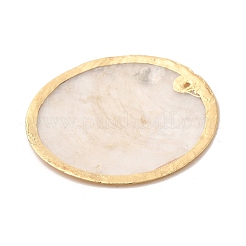 Natural Capiz Shell Pendants&nbsp;KK-F868-02KCG-02