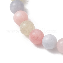 Dyed & Heated Natural Quartz Beads Stretch Bracelets for Women&nbsp;BJEW-JB13167