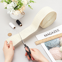 5 Yards Flat Polyester Elastic Wide Band&nbsp;OCOR-WH0090-052B