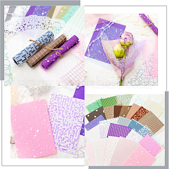 10 Sets 5 Colors Invitation Card Scrapbook Paper Pad&nbsp;DIY-SP0004-48