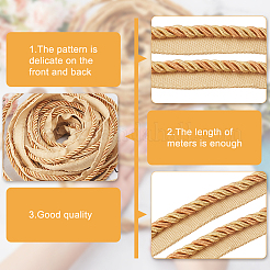 12.5M Polyester Twisted Lip Cord Trim&nbsp;OCOR-WH0058-63