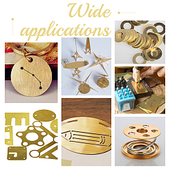 Brass Sheets&nbsp;DIY-WH0888-847D-02