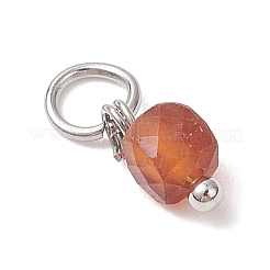 Natural Mixed Gemstone Faceted Cube Charms&nbsp;PALLOY-JF04818