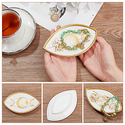 Porcelain Jewelry Tray&nbsp;DJEW-WH0009-31A