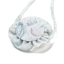 Flower Pattern Fabric Rose Tie Choker Necklaces for Women&nbsp;LS-NJEW-Z022-01G