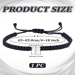 1Pc Adjustable Nylon Cord Braided Bracelets for Women Men&nbsp;BJEW-LP0001-34X-P
