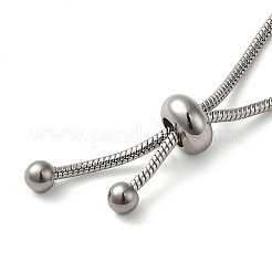 Non-Tarnish Adjustable 304 Stainless Steel Bracelet Making&nbsp;STAS-G169-02P-A